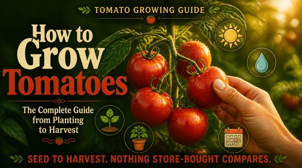 How to Grow Tomatoes The Complete Guide from Planting to Harvest