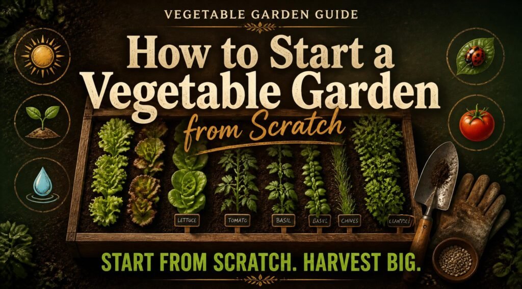 How to Start a Vegetable Garden from Scratch The Complete Beginner's Guide