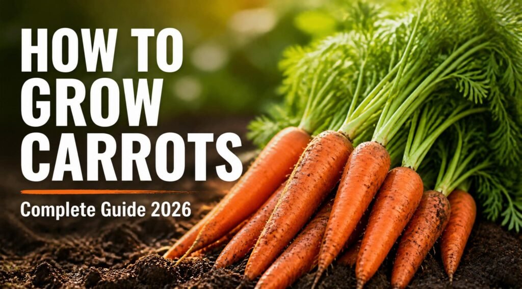 How to Grow Carrots The Complete Guide from Seed to Harvest 2026