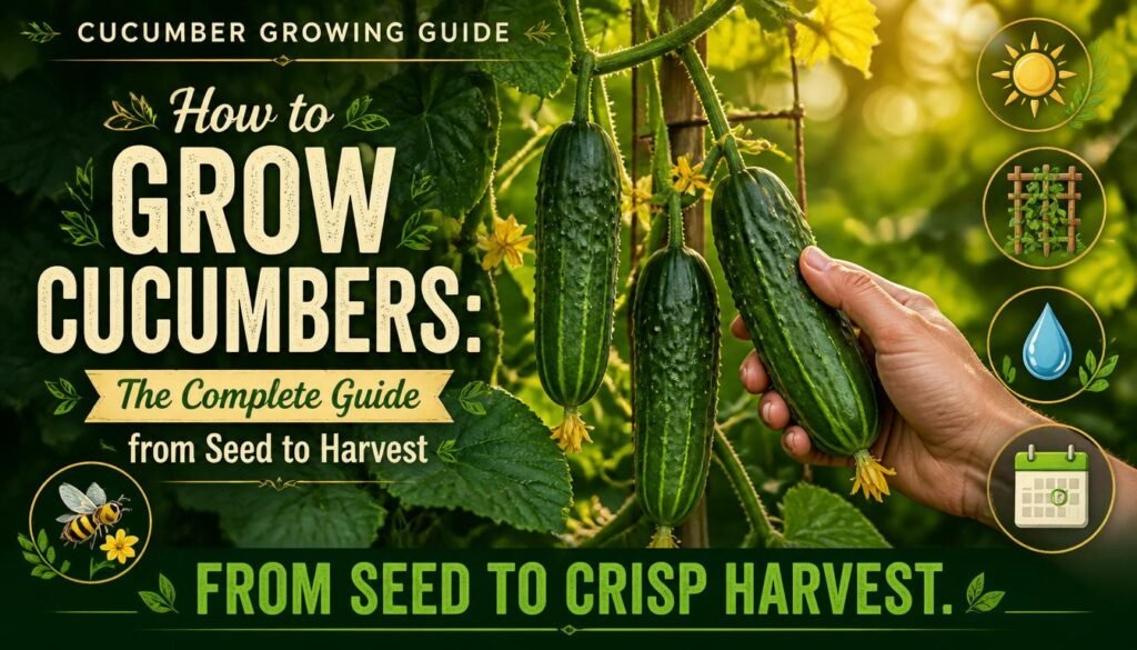How to Grow Cucumbers The Complete Guide from Seed to Harvest