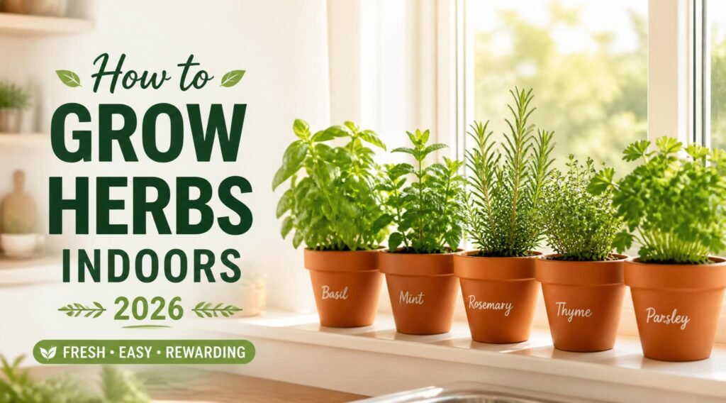 How to Grow Herbs Indoors The Complete Beginners Guide 2026