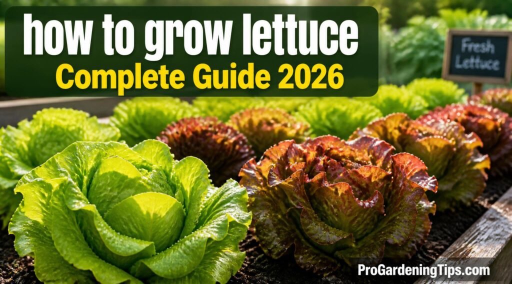 How to Grow Lettuce The Complete Guide from Seed to Harvest 2026