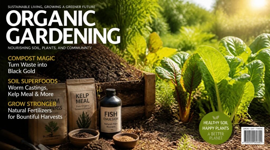 Organic Fertilizers Complete Guide to Natural Plant Nutrition & Healthy Soil