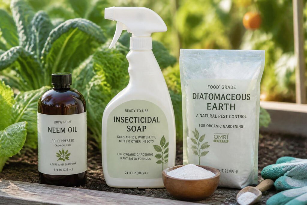 best organic pest control products for vegetable gardens