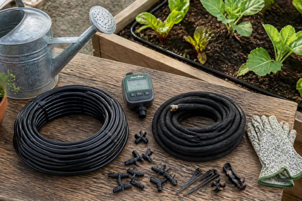 best watering irrigation tools for vegetable gardens drip system